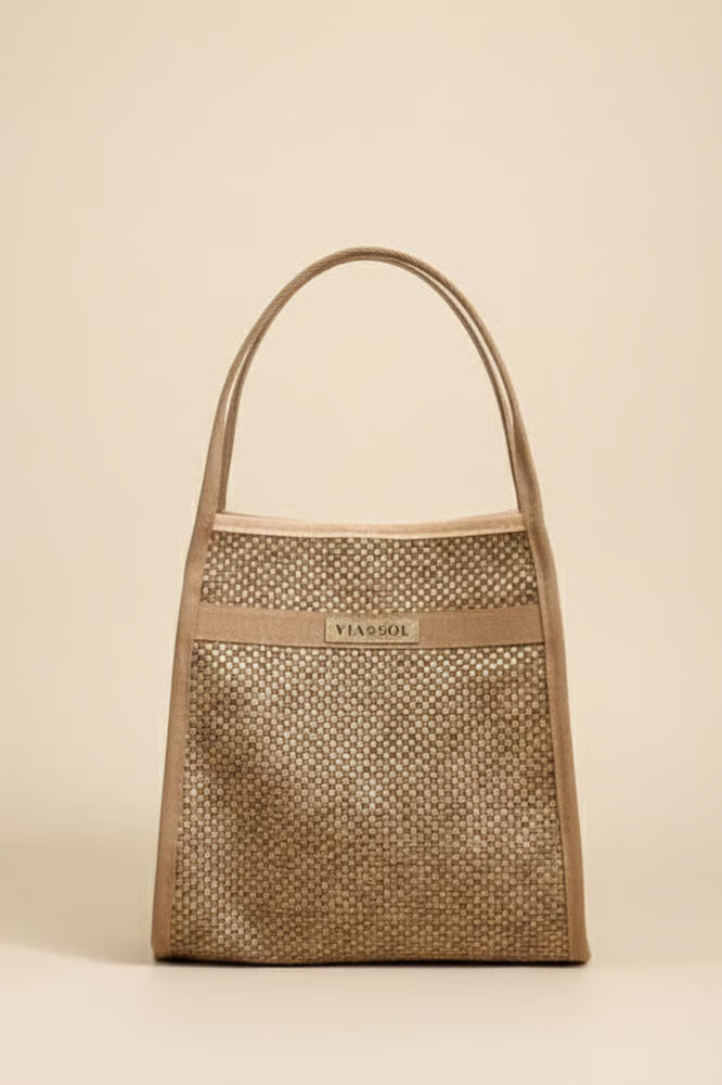 Nara Woven Bag - Caramel