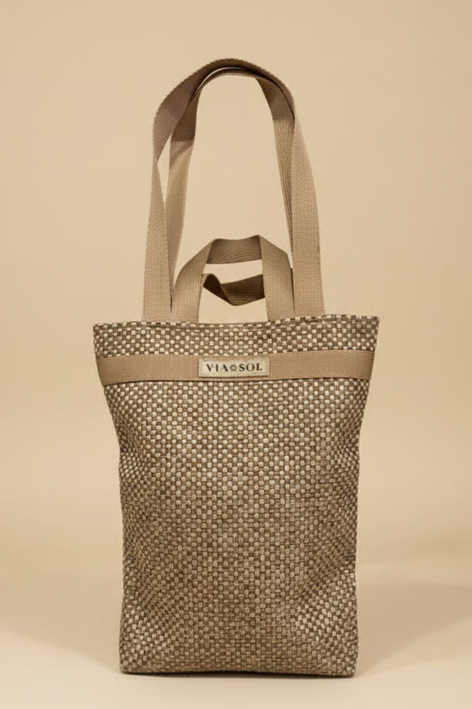 Lari Woven Bag - Caramel
