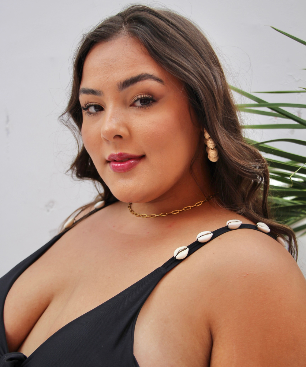 Bikini Maresia Plus Size Shells Black