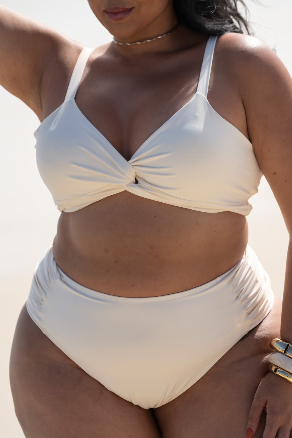 Bikini Renata Off-White White Plus Size