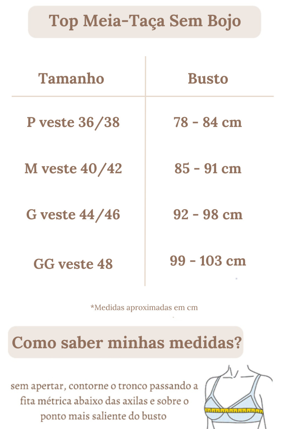 Bikini Meia-Taça Shells Cocoa