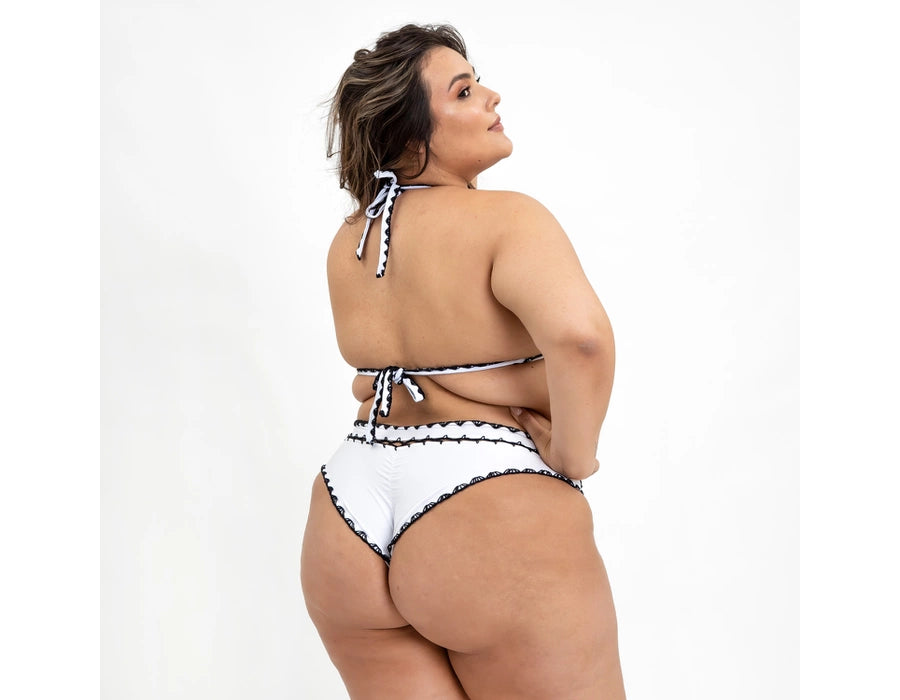 Bikini Plus Size Boho Beach White