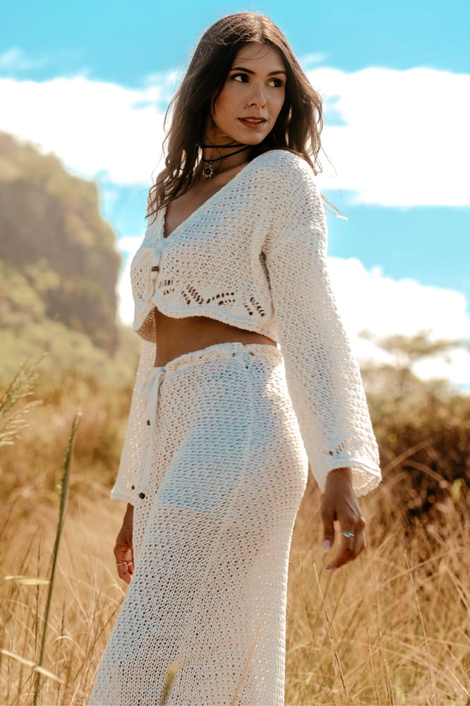 Ivory Auréa Knit Set