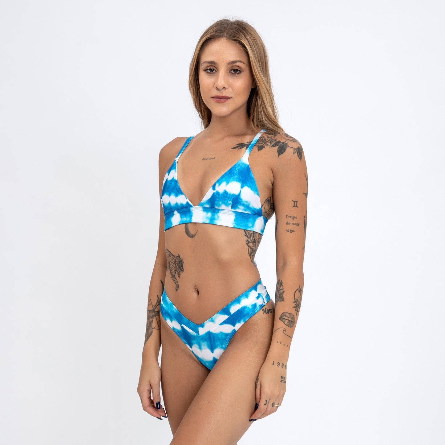 Ocean Tie-Dye Bikini Set