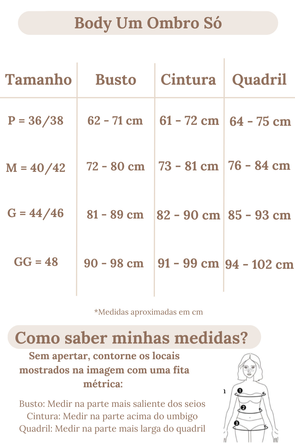 Body Um Ombro Só Cocoa