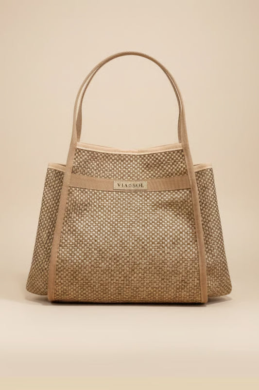 Nara Woven Bag - Caramel