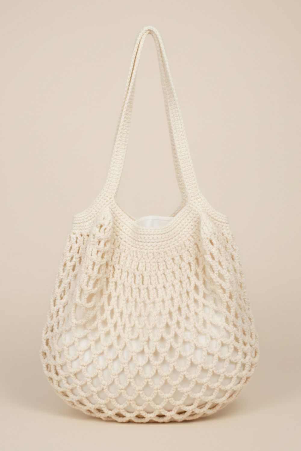 Bag Redonda Crochet Off-White