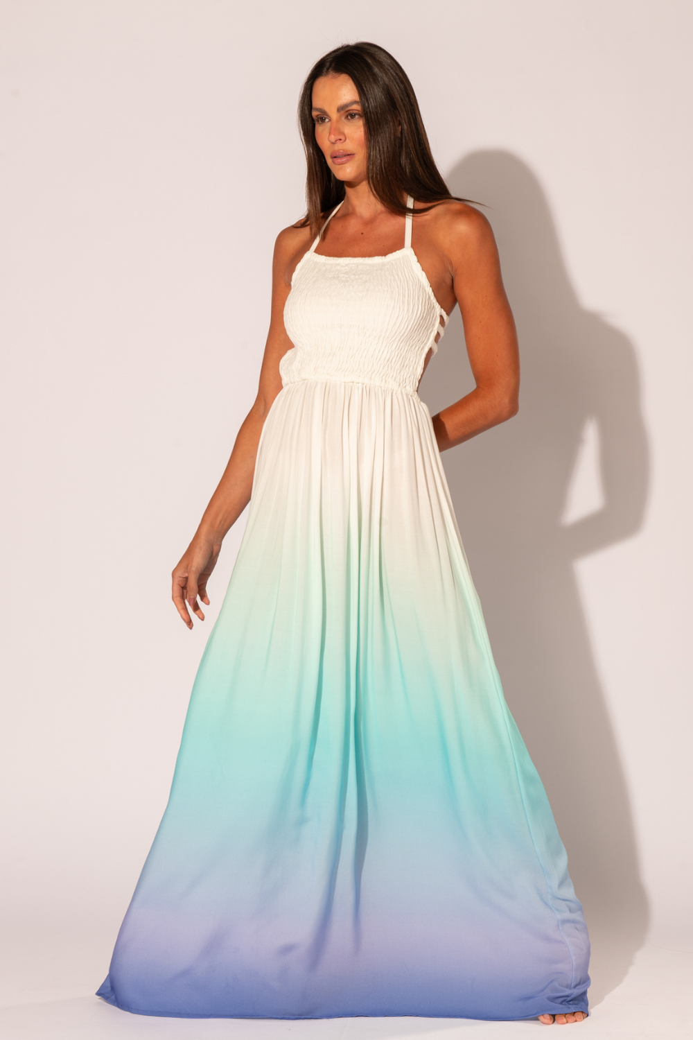 Dress Yasmim Degrade Blue