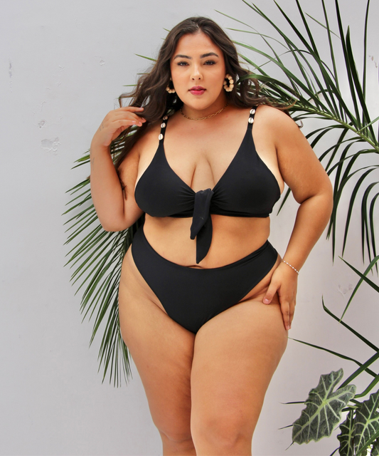Bikini Maresia Plus Size Shells Black