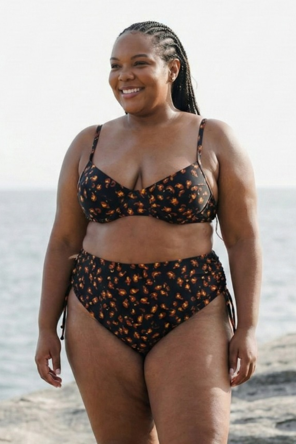 Bikini Half Cup Caju Vibes Plus Size