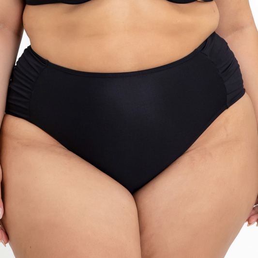 Bottom Bikini Plus Size Thong Black