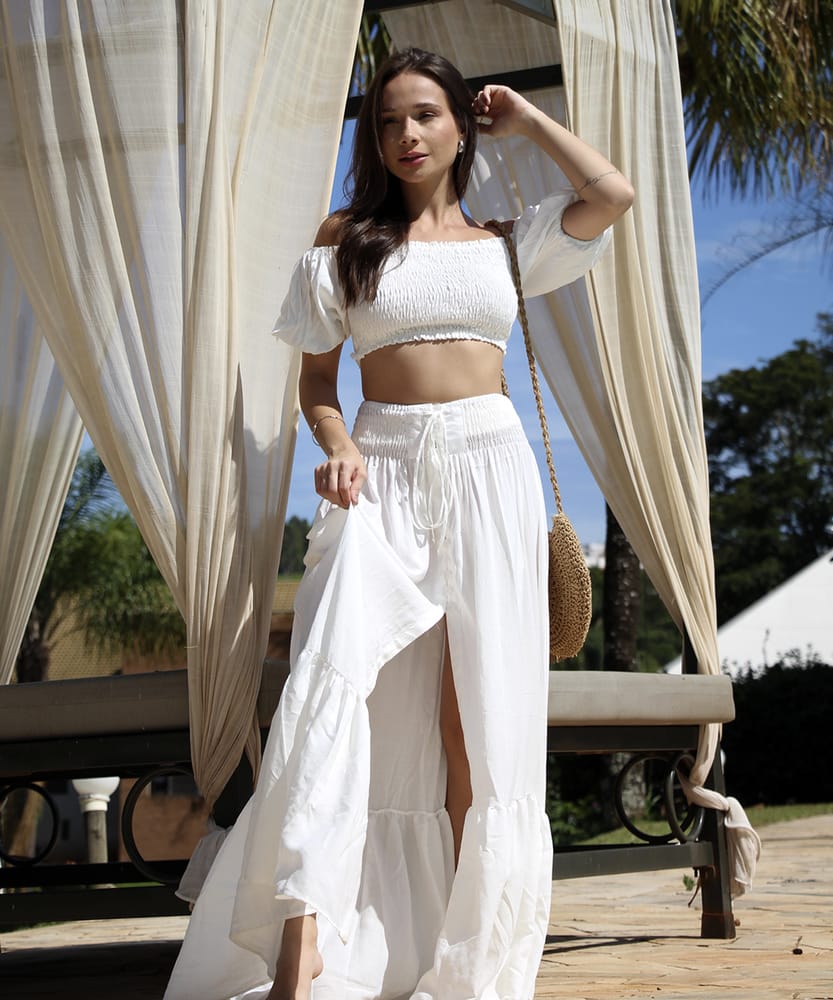 Ivory Maya Skirt