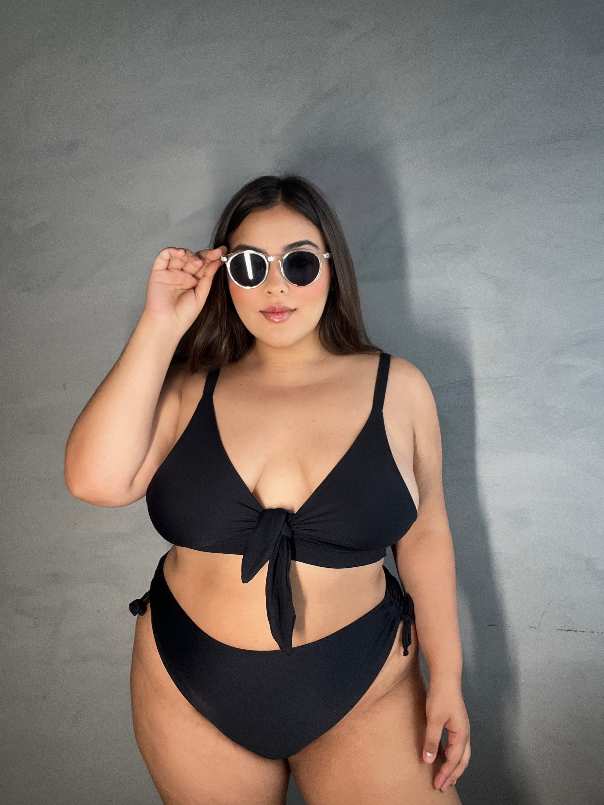 Top Bikini Plus Size Maresia Black