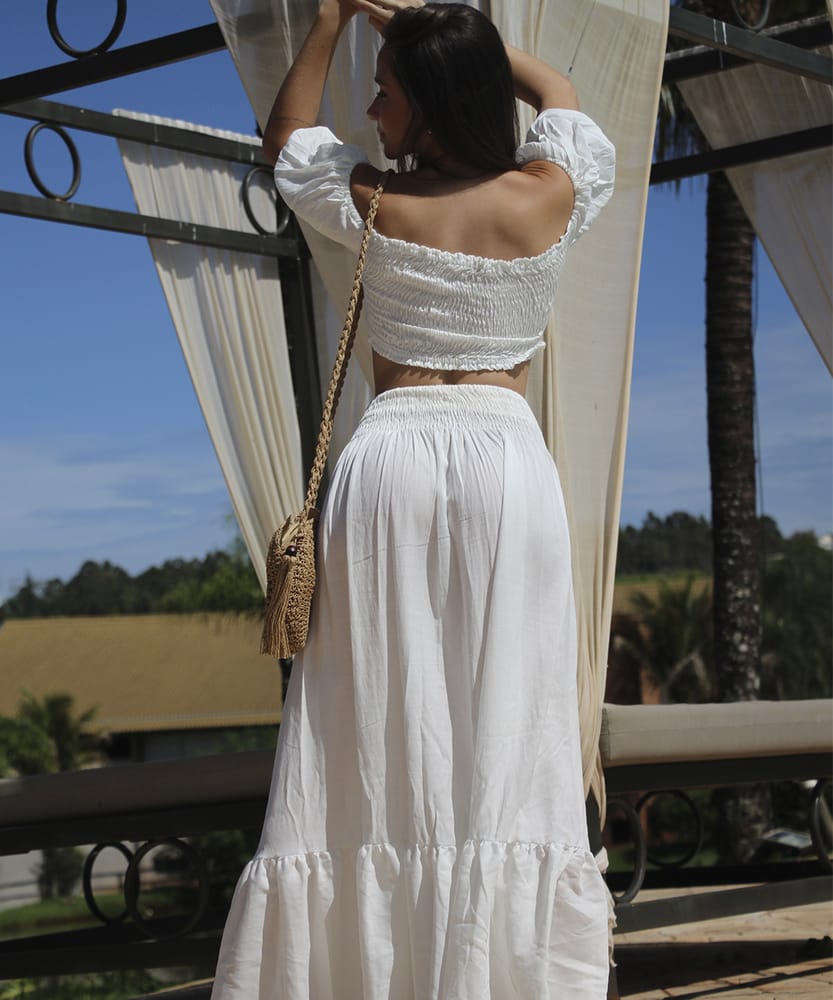 Ivory Maya Skirt