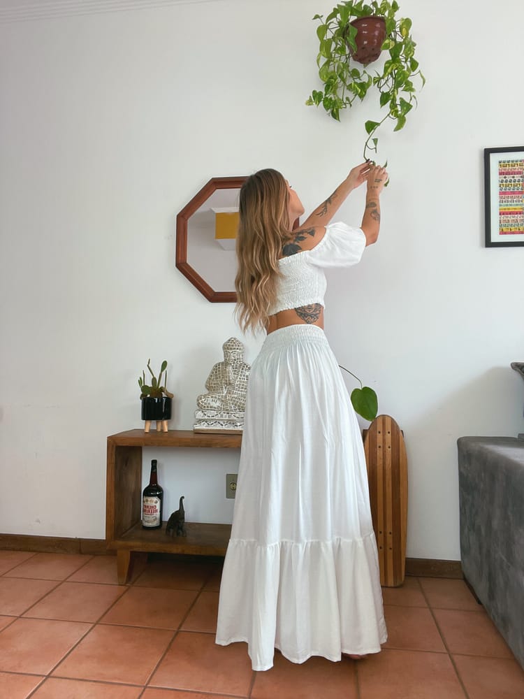 Ivory Maya Skirt