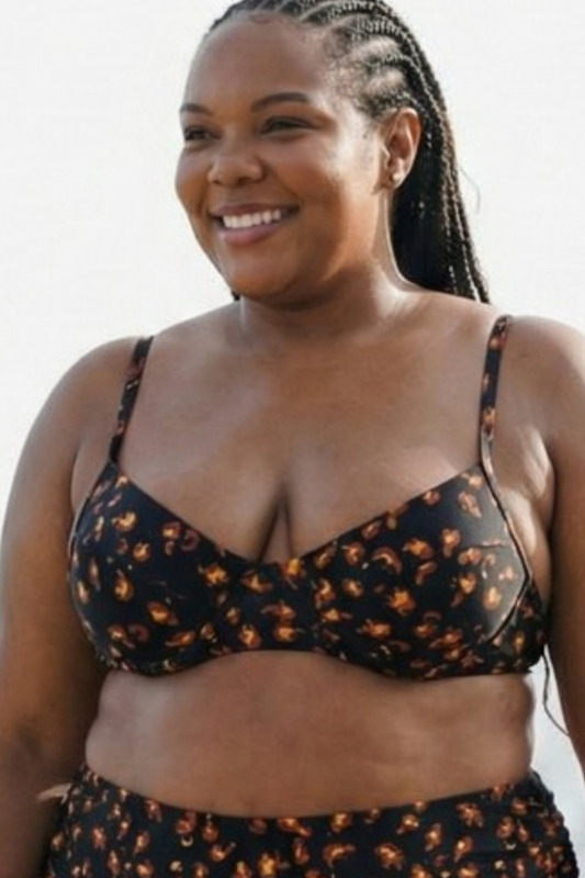 Top Meia-Taça Caju Vibes Plus Size