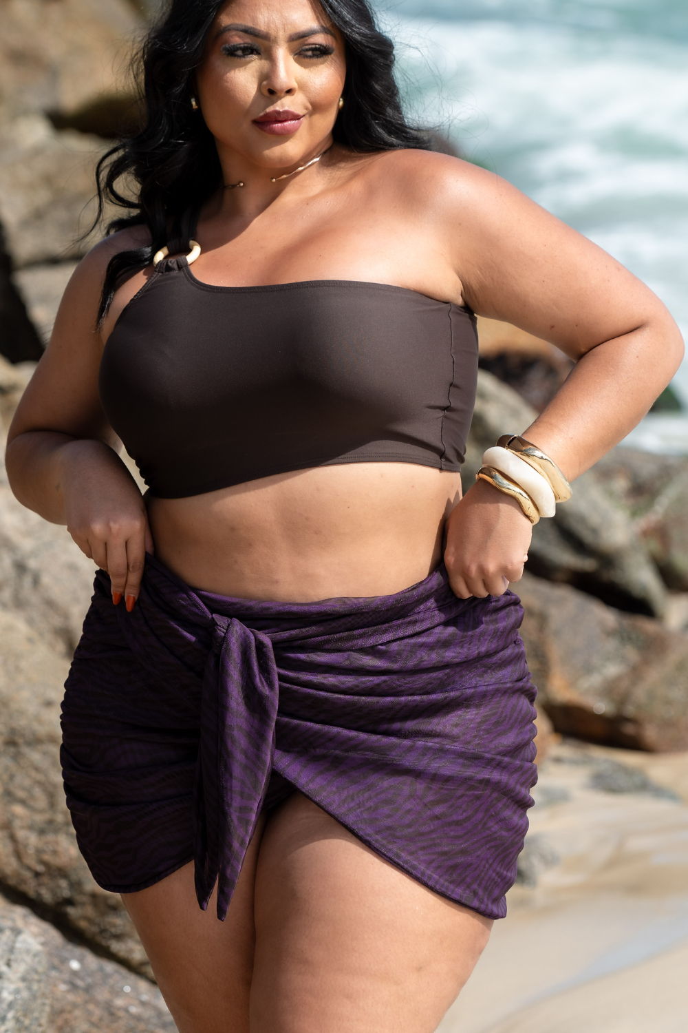 Skirt Sardenha Selva Plus Size