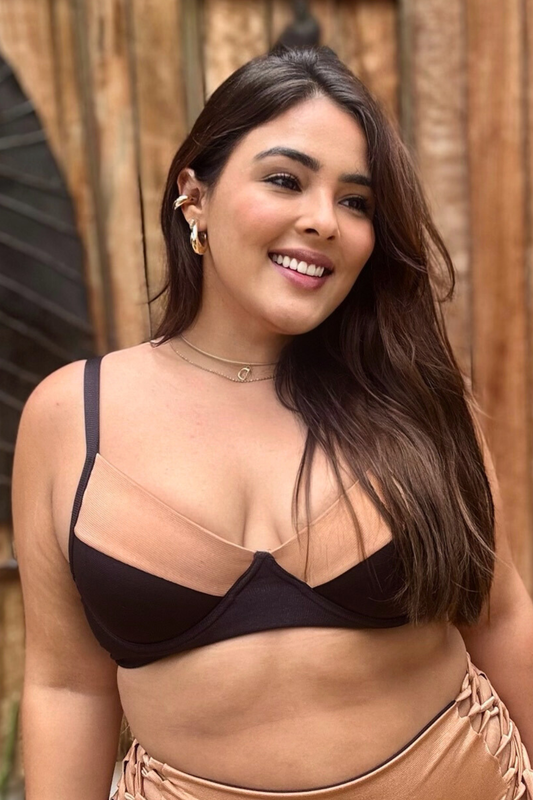 Top Meia-Taça Naomi Plus Size